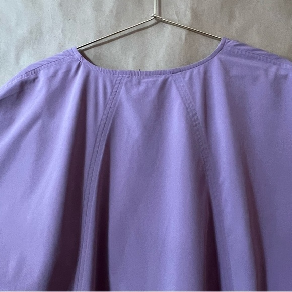 Athleta | Boulevard V-Neck Tee Popover Relaxed Top in Cascadia Violet Size 1X - Picture 8 of 11